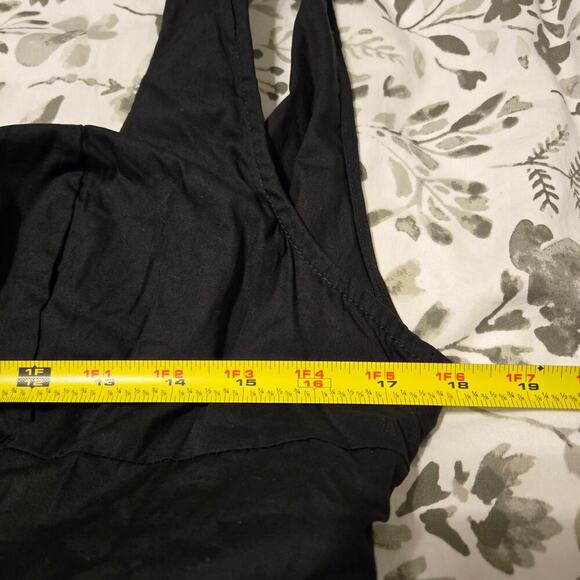 Shein Sxy Bae black Backless dress with bow and Flare sz Lg dark feminine Matrix - Picture 7 of 11